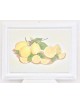 Quadro con limoni su tela e cornice in legno bianco. h x 68,4 larghezza 88,5.