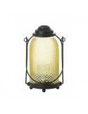 Yankee Candle Lantern Glas Votiv gelb- Tür (Sampler)