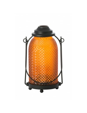 Yankee Candle Glass Lantern  orange - port votive (sampler)