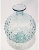 Vaso pesce palla azzurro trasparente  lavorato a mano   murano Enzo De Gasperi  