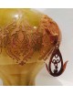 Vaso da terra verde rustico con pendenti invecchiati ai lati Lorenzon 