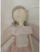 Bambolina ballerina in tulle e porcellana di capodimonte biscuit.