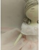 Bambolina ballerina in tulle e porcellana di capodimonte biscuit.