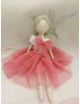 Bambolina ballerina in tulle e porcellana di capodimonte biscuit.