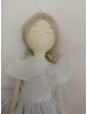 Bambolina ballerina in tulle e porcellana di capodimonte biscuit.