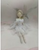 Bambolina ballerina in tulle e porcellana di capodimonte biscuit.