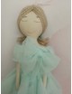 Bambolina ballerina in tulle e porcellana di capodimonte biscuit.