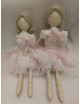 Bambolina ballerina in tulle e porcellana di capodimonte biscuit.