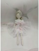 Bambolina ballerina in tulle e porcellana di capodimonte biscuit.