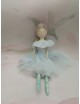 Poupée ballerine en tulle et porcelaine de biscuit capodimonte.