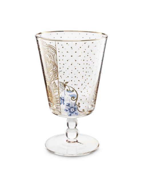 Pip Studio Bicchiere Royal Golden Flower 360 ml - 