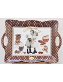 Vassoio Cassetta Easy Life Chocolate Vintage 53x38 